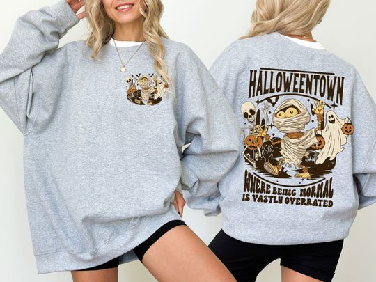Halloweentown 1998 Back and Front Sweatshirt