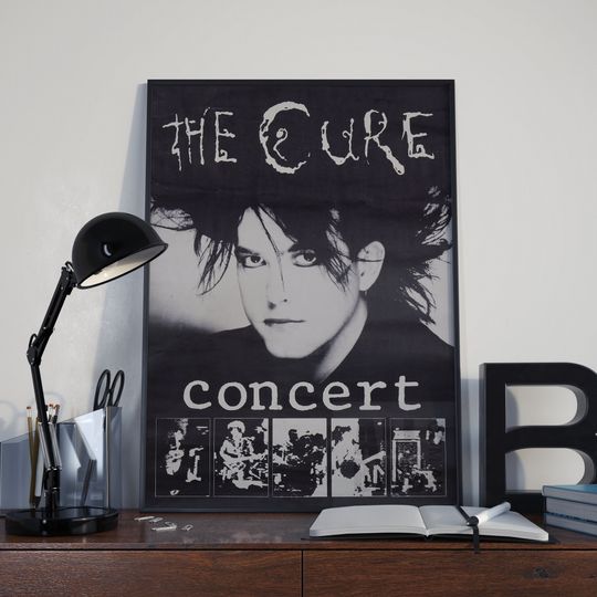 The Cure Poster | Robert Smith | Concert Poster | Magazine Cover Poster