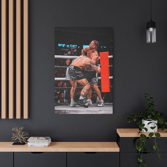 Nate Diaz Choking Jake Paul Poster | Boxing Poster