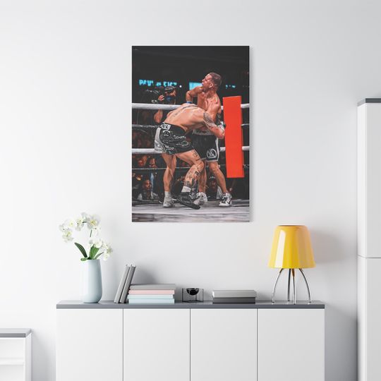 Nate Diaz Choking Jake Paul Poster | Boxing Poster