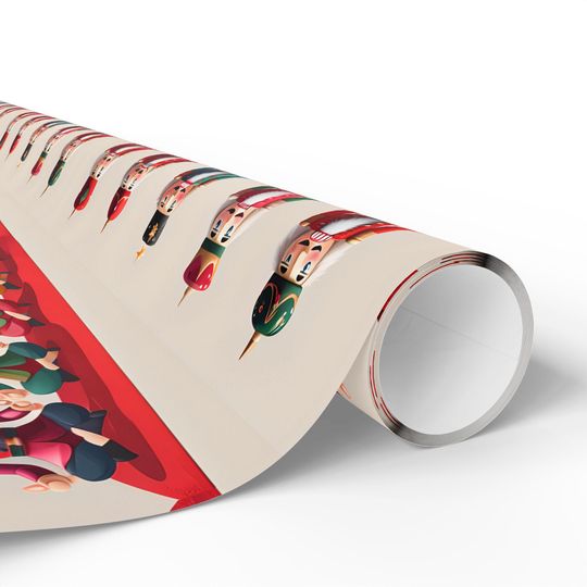 Yoga Nutcracker Christmas Wrapping Paper