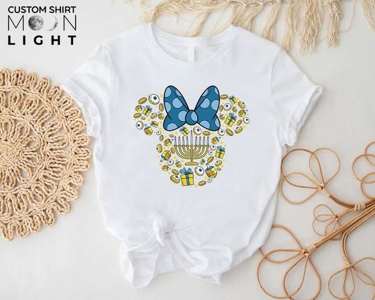 Disney Minnie Mouse Hanukkah Chanukah Shirt,Happy Hanukkah Shirt