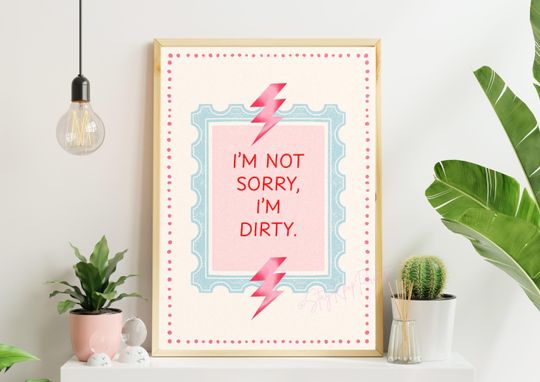 Stray Kids Thunderous Art Print Poster, SKZ Vertical Poster, Home & Living