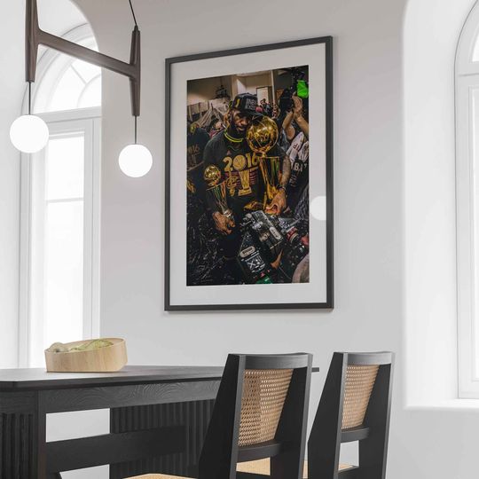 King Lebron James Poster