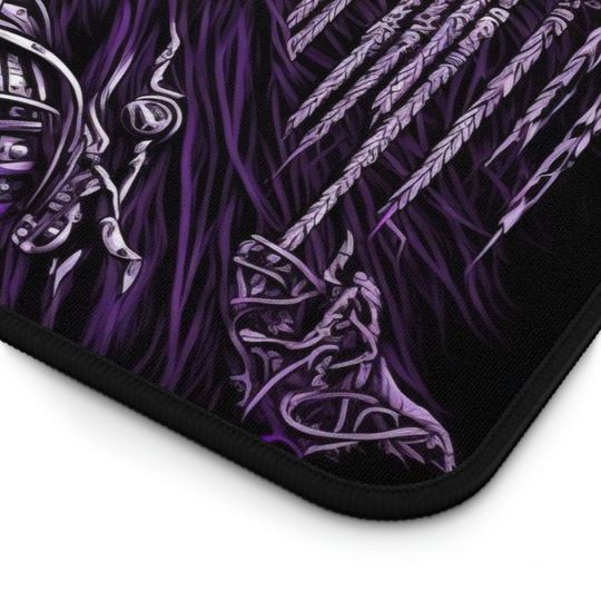 Retrowave Princess Deskmat, Neon Deskpad,