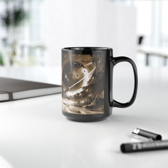 Deep Space Chaos Space Mug, Ceramic Coffee Cup