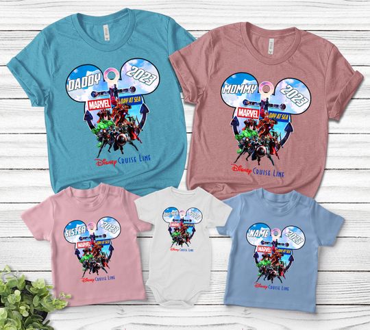 Marvel Day At Sea 2023 Shirt, Disney Cruise Line Shirt, Disney Vacation Shirt Disney Cruise 2023 Shirt