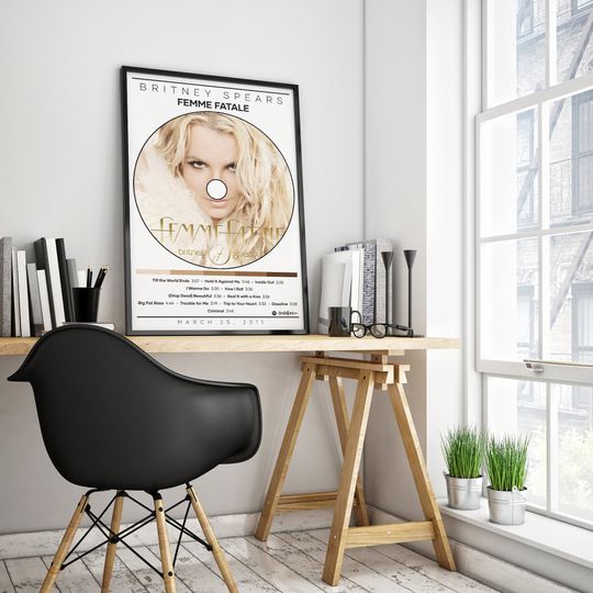 Britney Spears Poster Print | Femme Fatale Poster