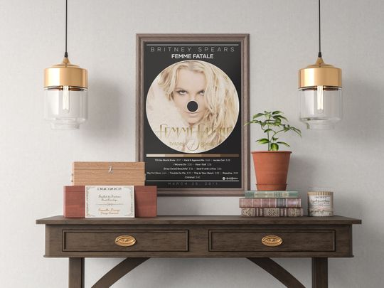 Britney Spears Poster Print | Femme Fatale Poster