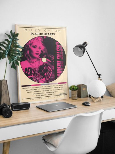 Miley Cyrus Poster Print | Plastic Hearts Poster
