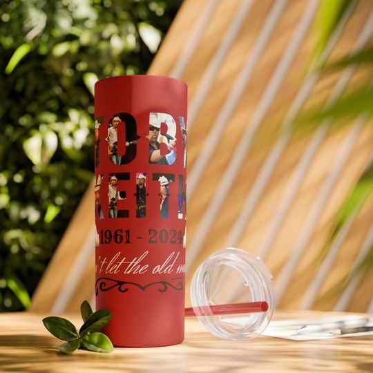 Toby Keith Tumbler with Lid and Straw
