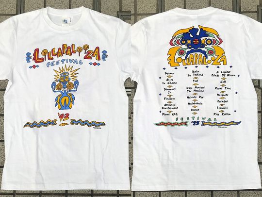 Lollapalooza Festival 1993 Tour T-Shirt, Lollapalooza Tour 1993 T-Shirt