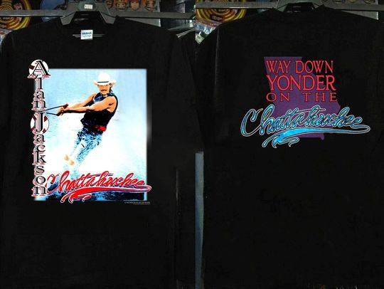 Alan Jackson Way Down Yonder On The Chattahoochee Tour 1992 T-Shirt