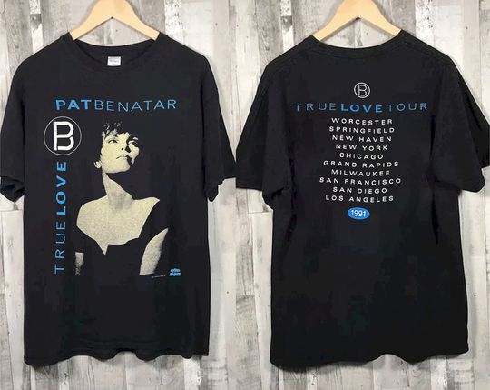 Vintage 1991 Pat Benatar True Love Tour T-Shirt, Pat Benatar T-Shirt