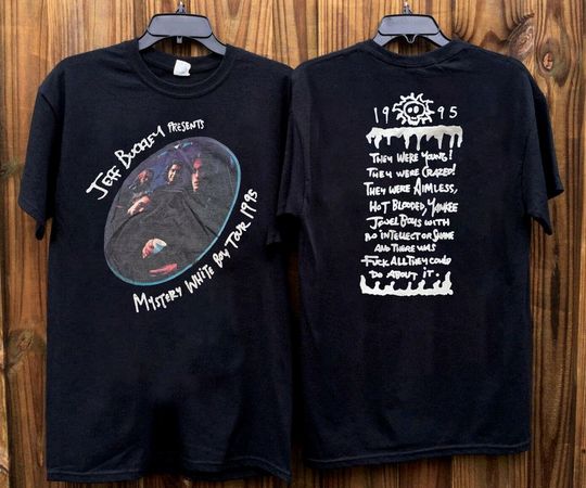 Jeff Buckley Mystery White Boy Tour 1995 T-Shirt, Jeff Buckley Tour 1995 Shirt