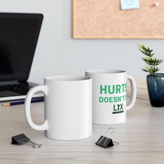 Philadelphia Eagles Mug | Superbowl Mug | Go Birds Mug | Hurts, Doesn't It?