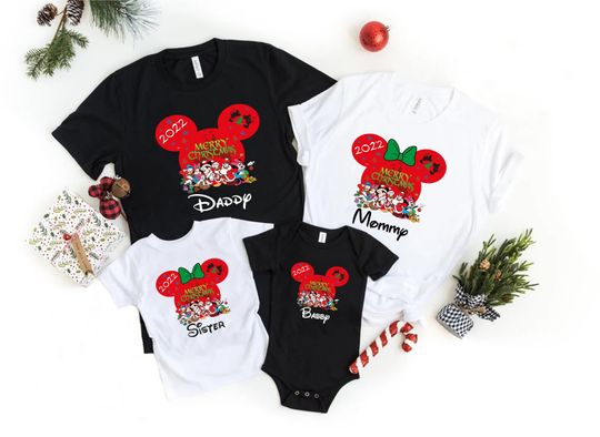 Vintage Disney Christmas Family Shirts