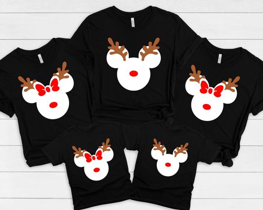 Disney Reindeer Christmas Shirt