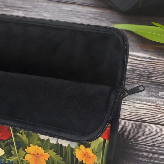 Wildflower Laptop Sleeve - Floral Laptop Case