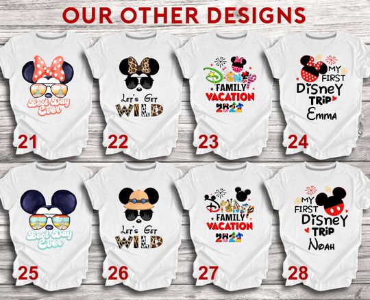 Disney Trip Shirt, Disney Characters Shirt