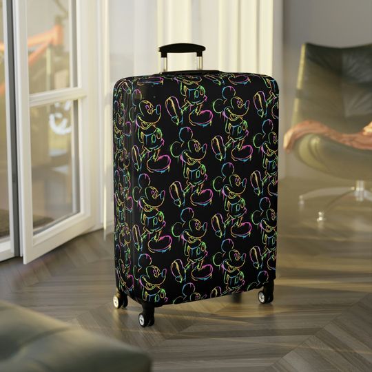 Disney Green Mickey Mouse Luggage Cover