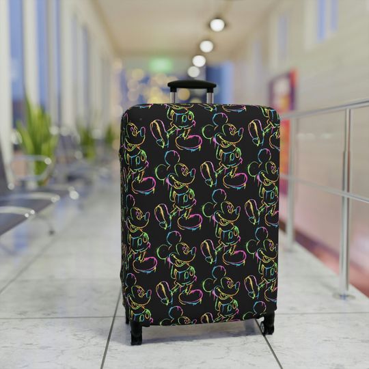 Disney Green Mickey Mouse Luggage Cover
