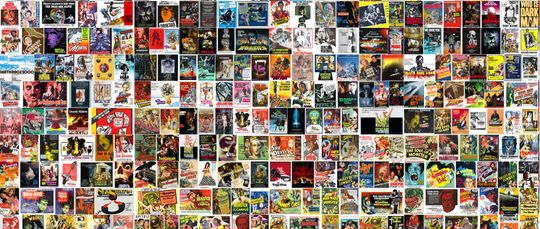 1000 Classic Horror and B Horror Movie Posters. Printable Poster