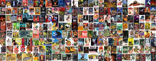 1000 Classic Horror and B Horror Movie Posters. Printable Poster