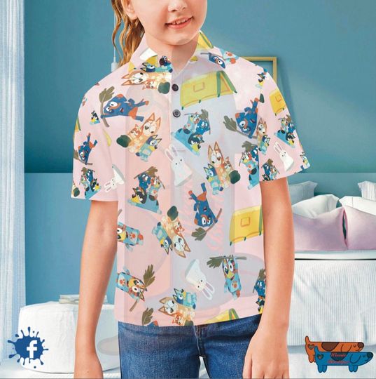 BlueyDad Hawaiian Shirts - BlueyDad Inspired