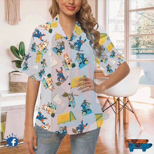 BlueyDad Hawaiian Shirts - BlueyDad Inspired