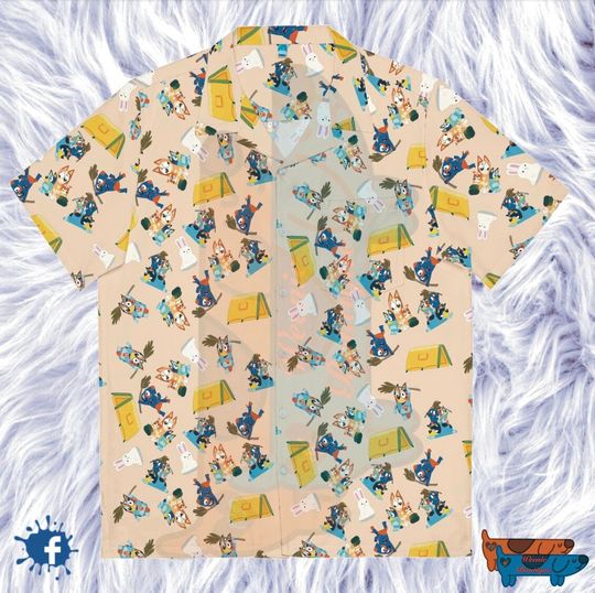 BlueyDad Hawaiian Shirts - BlueyDad Inspired