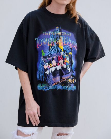 Vintage Mickeys The Twilight Zone Tower Of Terror Shirt