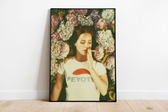 Vintage Lana Del Rey Poster - Retro Style - Modern Gift For Her