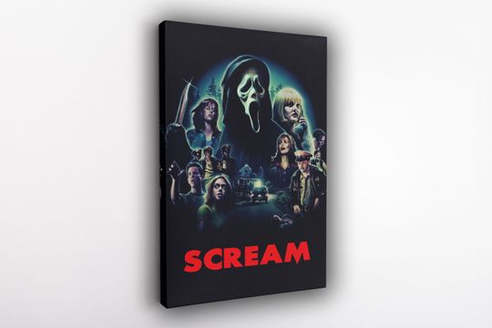 Scream Poster, Scream, Scream Movie Poster, Room Decor, Home Decor, Movie Poster for Gift
