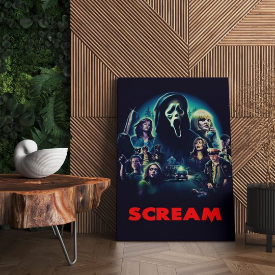 Scream Poster, Scream, Scream Movie Poster, Room Decor, Home Decor, Movie Poster for Gift