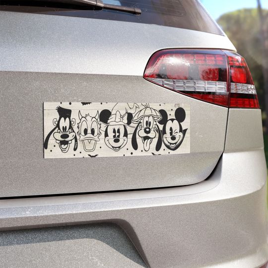 Halloween Disney pals Car Magnets