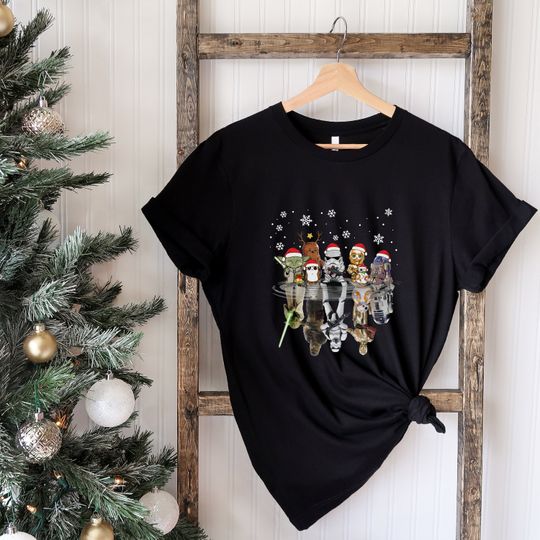 Star Wars Christmas Tee Shirt, Disney Christmas T-shirt