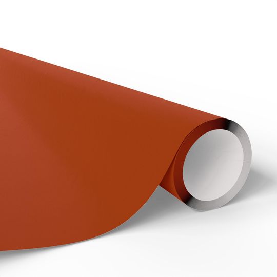 Burnt Orange Gift Paper| Dark orange Roll Wrapping Paper| Christmas Gift Paper| Solid wrapping paper | Minimalist Holiday Gift Wrap| Fall