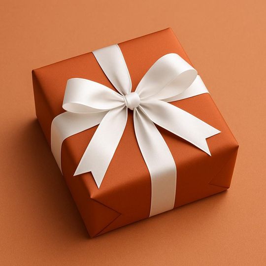 Burnt Orange Gift Paper| Dark orange Roll Wrapping Paper| Christmas Gift Paper| Solid wrapping paper | Minimalist Holiday Gift Wrap| Fall