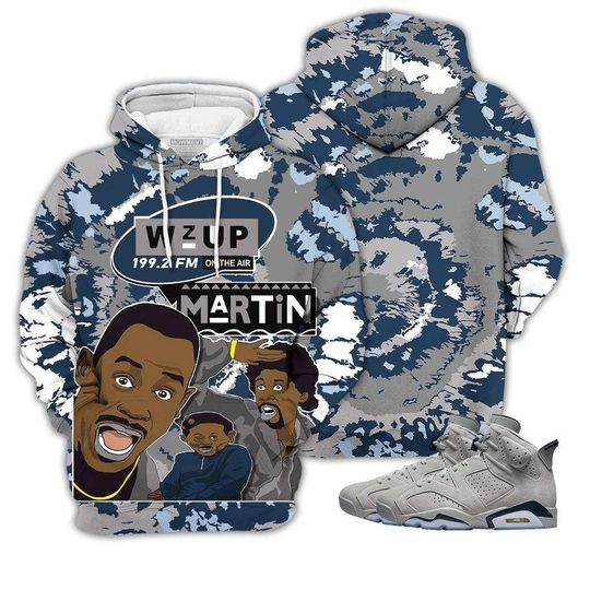 3D Hoodie  Retro Georgetown - Martin Tv 90s Melanin Got Em