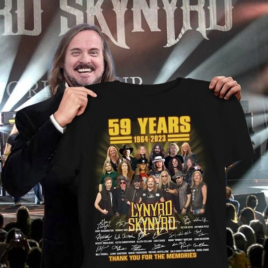 Lynyrd Skynyrd Shirt, Lynyrd Skynyrd 59 Years Memories T-shirt