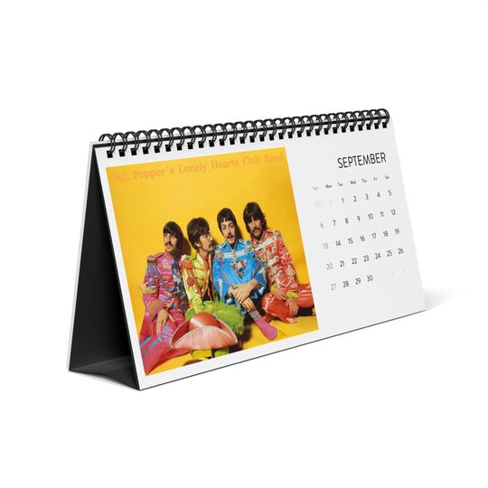 The Beatles All You Need Is Time Desktop 2026 Calendar