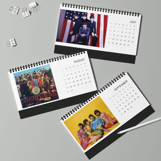 The Beatles All You Need Is Time Desktop 2026 Calendar