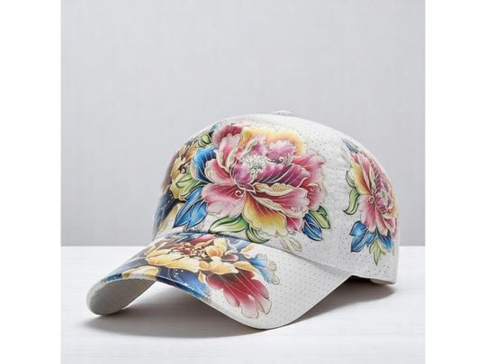 Floral Print Baseball Cap: Unisex Summer Hat