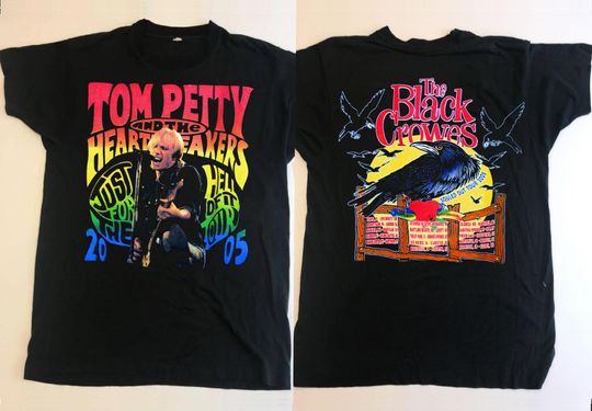 Tom Petty and The Heartbreakers 2005 The Black Crowes Tour T-Shirt