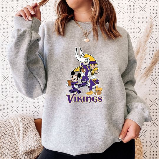 Disney x Minnesota Vikings Sweatshirt | Disney x Vikings Football