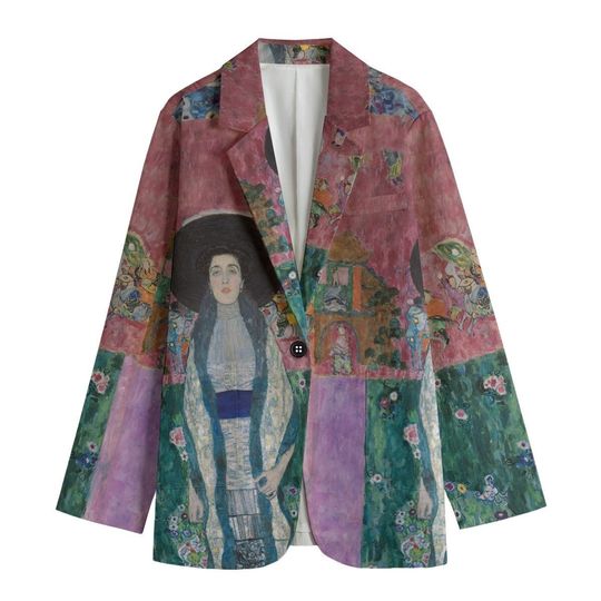 Gustav Klimt  Cotton Blazer / All Over Print