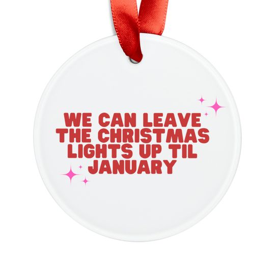 Taylorrrrrr Swiftsss Lover Inspired Acrylic Ornament