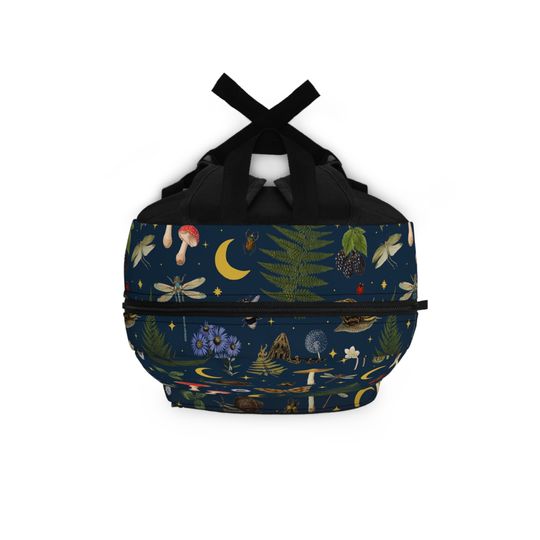 Cute Cottagecore backpack, Mushroom backpack, Overnight Bag, Back to school