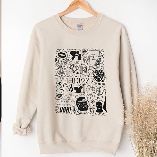 The 1975 Doodle Sweatshirt, The 1975 Band Music Sweatshirt, The 1975 Band